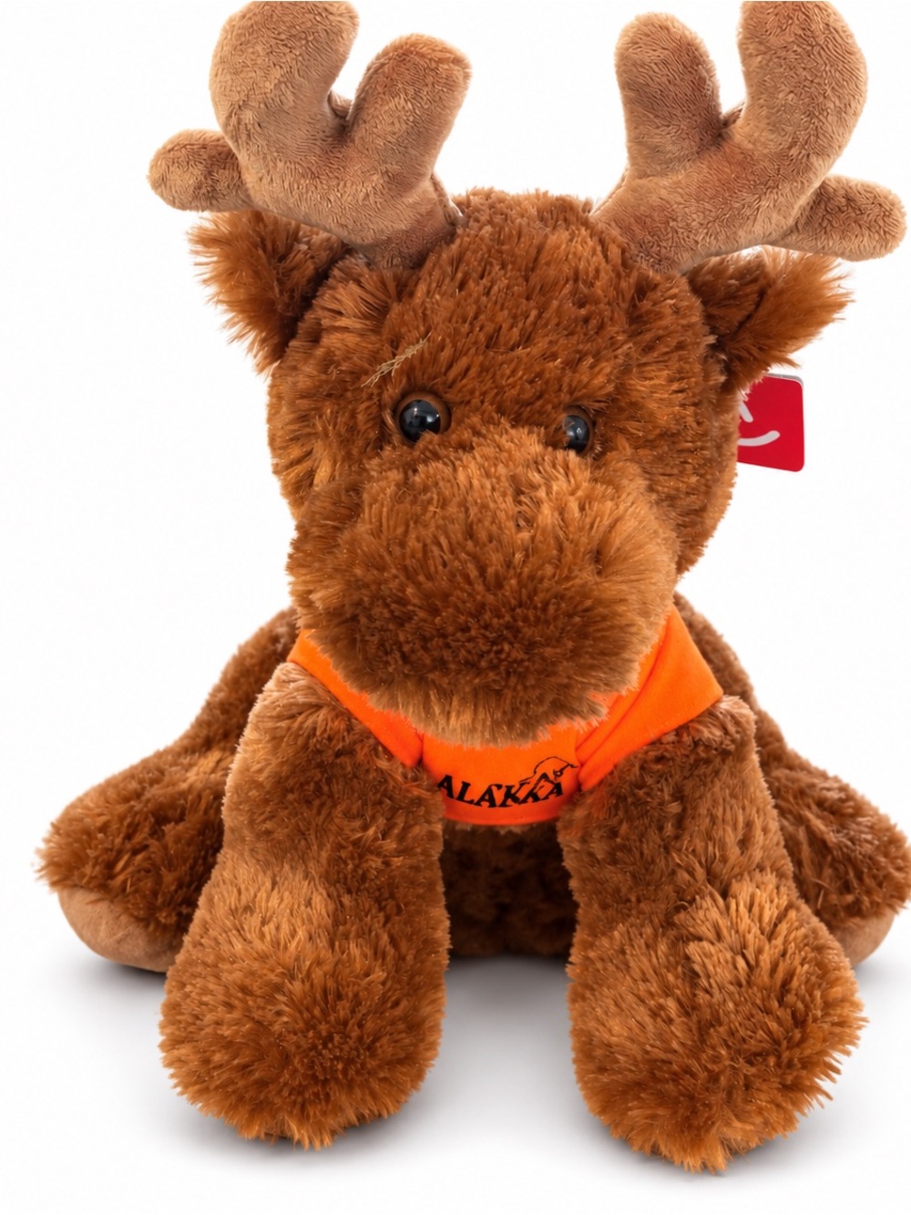 Aurora World Moose Plush Stuffed Animal Alaska Orange Shirt Eco Friendly